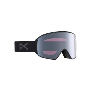 아논  M4 고글 원통형 보너스 렌즈 MFI 페이스 마스크 프레임 스모크 Perceive Sunny Onyx-98