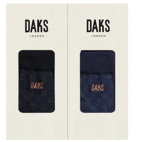 닥스 남성 면중목 작은다이아 2족 선물 세트_25810