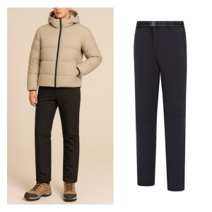 콜핑  남성 겨울 보온 웰론 패딩 등산 바지 KSC955SP5M