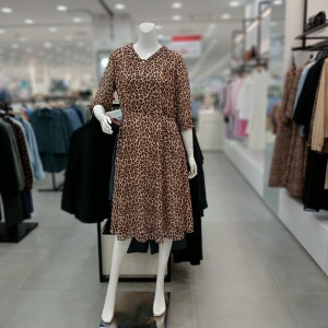 샤트렌 HCEFOP203 호피프린트 원피스