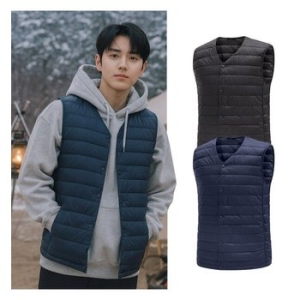 콜핑  남성 겨울 웰론 방수 등산 패딩 조끼 KSC759SV7M