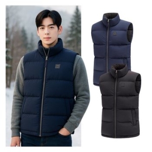 콜핑  남성 겨울 보온 웰론 중헤비 등산 패딩 조끼 KSC758SV6M