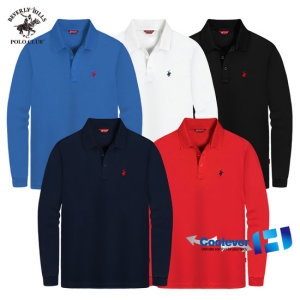 비버리힐스 폴로클럽 남여 기능성 쿨에버 스판 긴팔 카라티셔츠 TPW-011