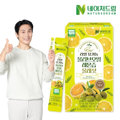 네이처드림 유기농 올리브오일 레몬즙 올레샷 280ml(20mlx14입)