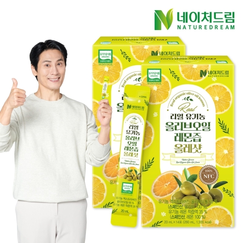 네이처드림 유기농 올리브오일 레몬즙 올레샷 280ml(20mlx14입)