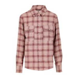 이자벨마랑 플래드 버튼업 체스트 포켓 셔츠 25ACH0219FA C3I01E 40RW