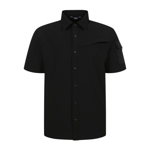 크리스패션 팬텀 남성 트리코트 펀칭 반팔티셔츠 211E2JS307_DG