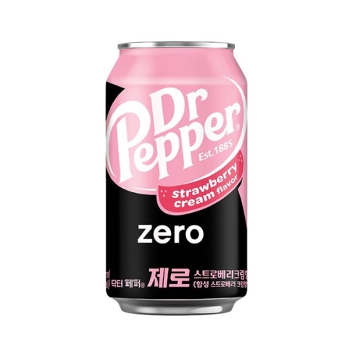 코카콜라음료 닥터페퍼 제로 스트로베리크림향 350ml