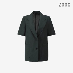 ZOOC 하프 소매 폴리 싱글 자켓 CG_V252MSF949