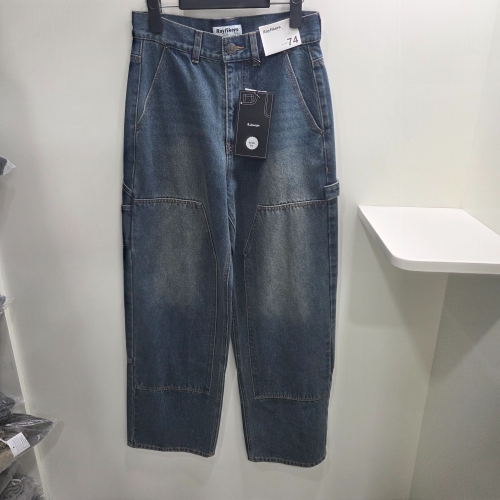 써드케이 카펜더 더블 와이드청바지 mq5du528 076 블랙 DG