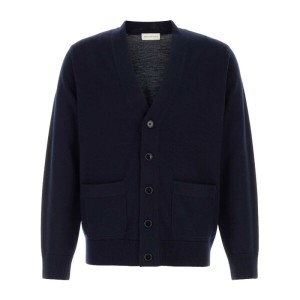 드리스반노튼 DRIES VAN NOTEN 미드나이트 블루 울 머독 가디건 2520212