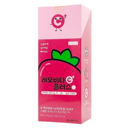 경남제약 레모비타플러스정 딸기맛 120정