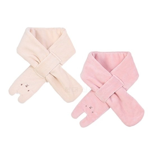 오가닉맘 유아 베이워니 핑크꼬뜨니목도리 2종택 MKZ8MF01O