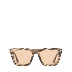 톰포드 여성 Lelio 스퀘어 아세테이트 선글라스 Havana/brown 82IXHQ002 6488029