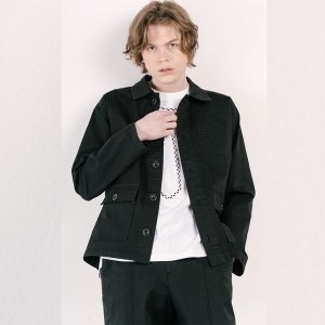 커스텀어스 뉴투포켓 바이오 워싱 자켓 CXS25SWJK309 BLA