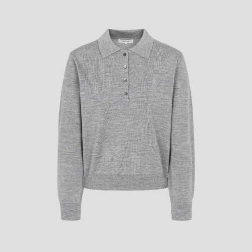 빈폴레이디스 레이디스 울 T칼라 풀오버 그레이 BF5951C013