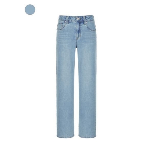 게스 여성 LBL 롱 와이드 저온스 데님 RP2D01J2