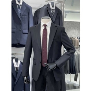 트루젠 가을겨울 블랙 기본핏 울스판 남자 정장세트 2444TJ300450