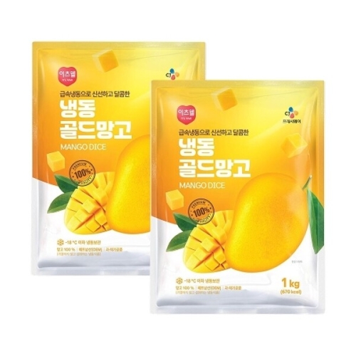 이츠웰 냉동 골드망고 1kg