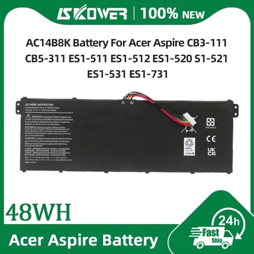 에이서  AC14B8K AC14B3K 배터리 Aspire R5-571T R5-571TG S14 CB3-511 Swift 3 3S F..