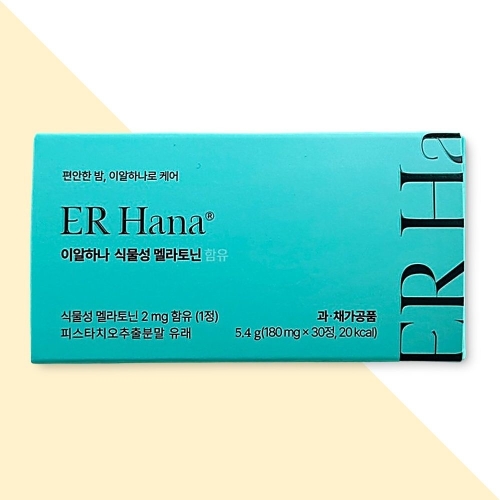 시나몬랩 이알하나 식물성 멜라토닌 함유 30정