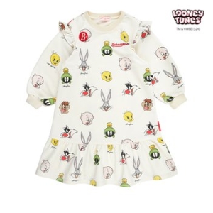 베베드피노 올오버 루니툰즈 러플 드레스 (BP43OD725)