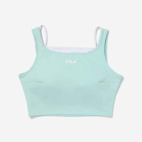 휠라 프리미엄 여성 스포츠 롱 브라탑 FS2ITF2252F_PGR