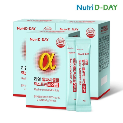 뉴트리디데이 리얼 알파시클로 덱스트린 라이트 3g 14포