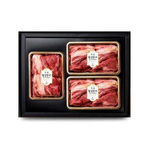 박참봉푸줏간  1등급 횡성한우 암소명품구이 세트 4호 900g