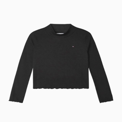 타미힐피거 키즈 모크네 립 티셔츠 BB T42E7KKO220GT1 BDS SFO