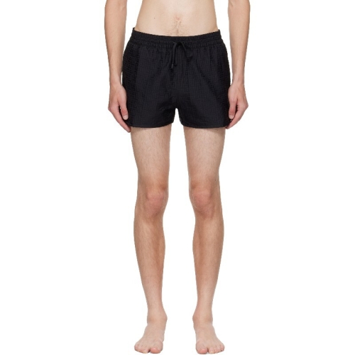 발망 남성 블랙 모노그램 스윔 쇼츠 252251M208007