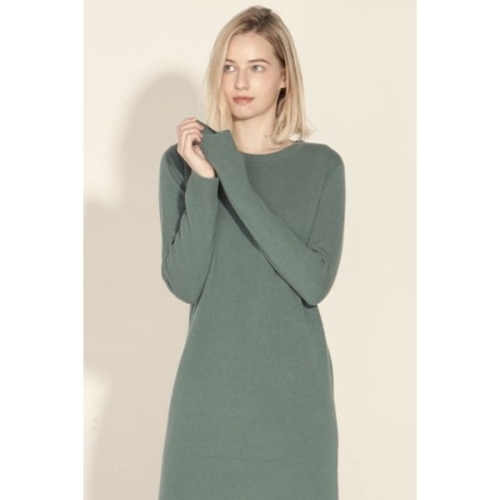 유닛 퓨어 캐시미어 크루넥 원피스 LFG4-KOP701N