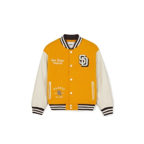 MLB키즈 M 자켓 NQK 7AJPV0344-13MSD 팝아트웍 바시티점퍼 샌디에이고 파드리스