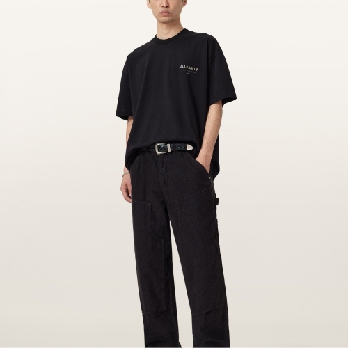 올세인츠 남성 언더그라운드 크루 반팔 티셔츠 M071PB-10197