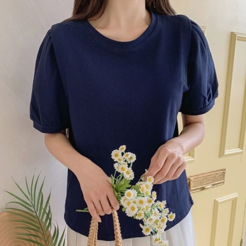 나야홍 아이우먼 아방무지라운드티셔츠 YYV064M508 빅사이즈