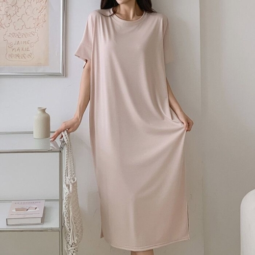 나야홍 아이우먼 롤온소매옆트임원피스 YYV063M508 빅사이즈