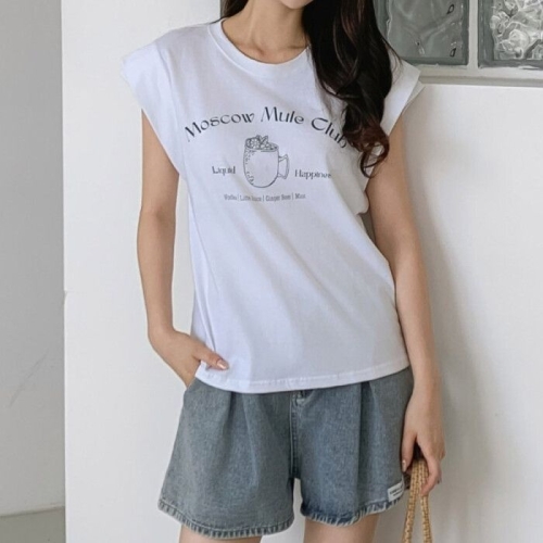 나야홍 아이우먼 뮬클럽두겹소매티셔츠 YYV062M508 빅사이즈