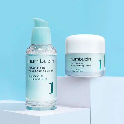 넘버즈인 1번 판토텐산 액티브업 수딩 세럼 50ml + 크림 80ml