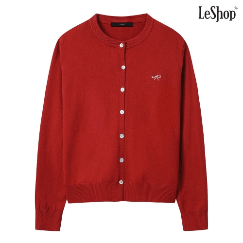 르샵 비스코스 리본 자수 니트 가디건 DP3CK007A