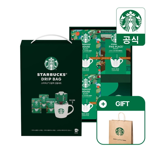 스타벅스  드립백 추석 선물세트 (15개입+머그)