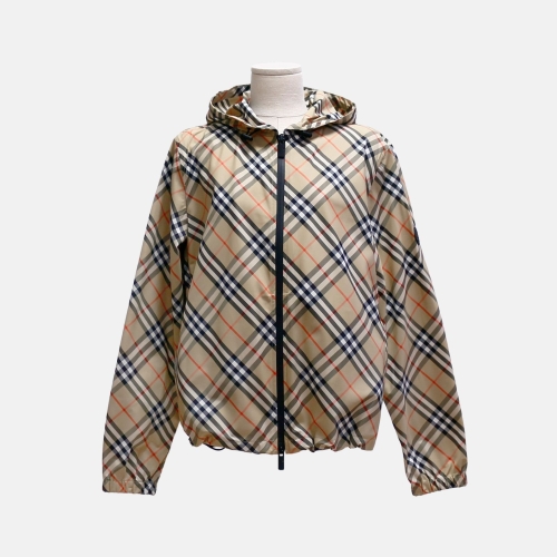 버버리 여성 스트레이트핏 체크 윈드브레이커 811030116