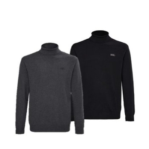 와이드앵글  WMU25K92GH 남성 TO 에센셜 솔리드 터틀넥 스웨터