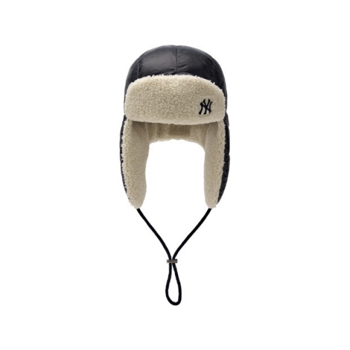 MLB 모자 PQJ 3AWMB0146-50BKS 베이직 프리미엄 윈터 패딩 트루퍼 귀달이 캡 뉴욕양키스