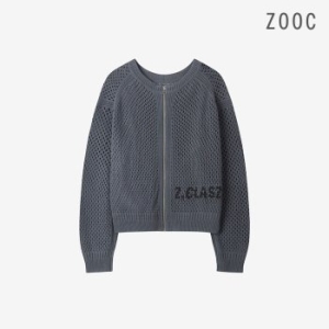 ZOOC 앞 뒤 착용가능 아일렛 집업 가디건 CG_V253KSL904