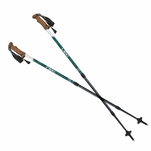 레키 트레일 3단 등산 스틱 지팡이 폴대 딥그린 65420211