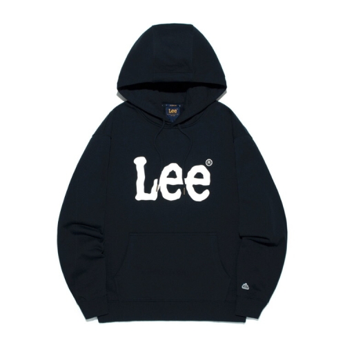 LEE 빅 트위치 로고 후드 티셔츠 네이비 LE2503HD01NA