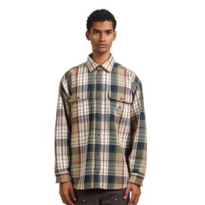 칼하트 WIP LS Tamblyn 셔츠 체크 레더 I035332.34V.XX 731353