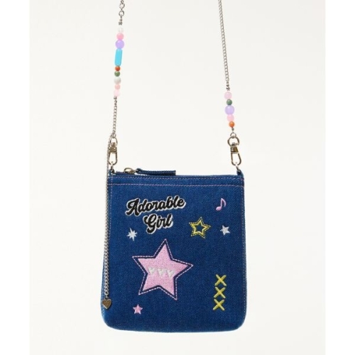 VVV 하이틴 데님 미니 크로스백 _ 블루 180368 911RB