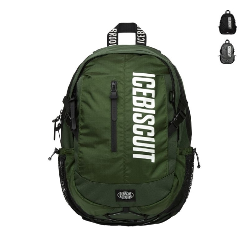 아이스비스킷 레터 포인트 돔 백팩_IB53BG543