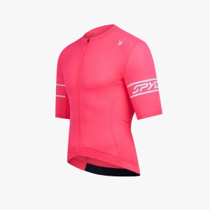 스파이더 남성 사이클 슬리브 그래픽 반팔 저지 TIER-0 SPKPCNFT502MHPK